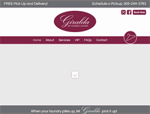 Tablet Screenshot of giraldacleaners.com